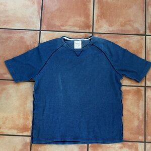 Billy Reid Indigo Crew Neck Top